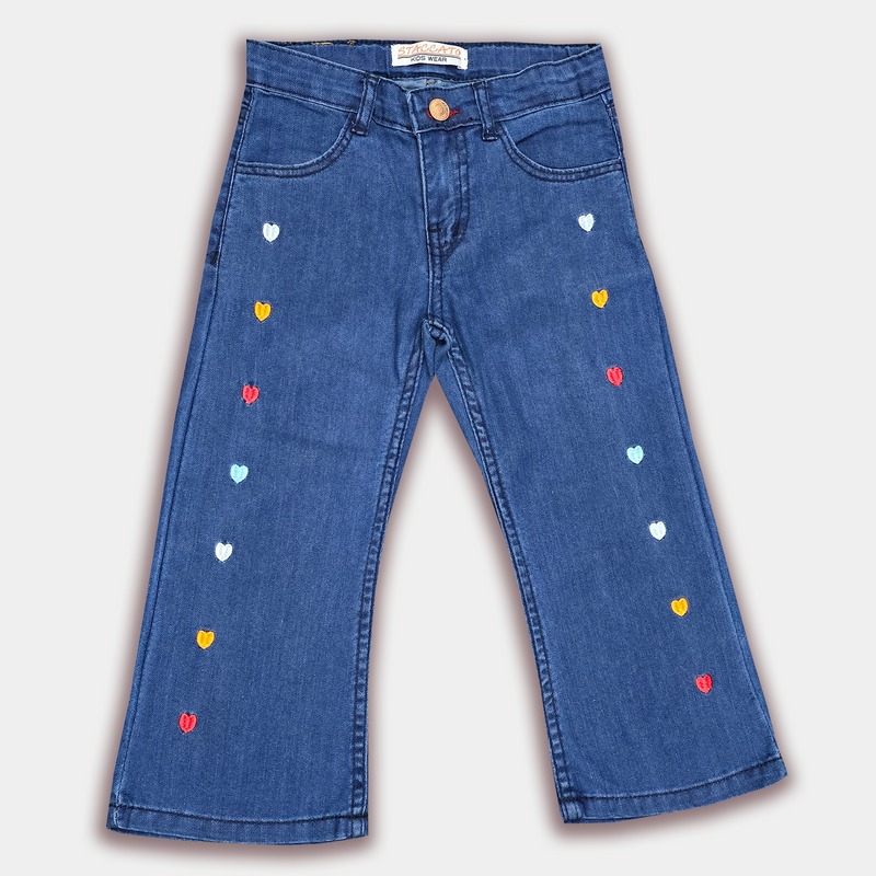 Heart Light-Blue Jeans