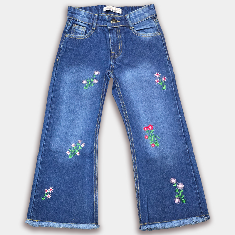 Floral Denim-Jeans