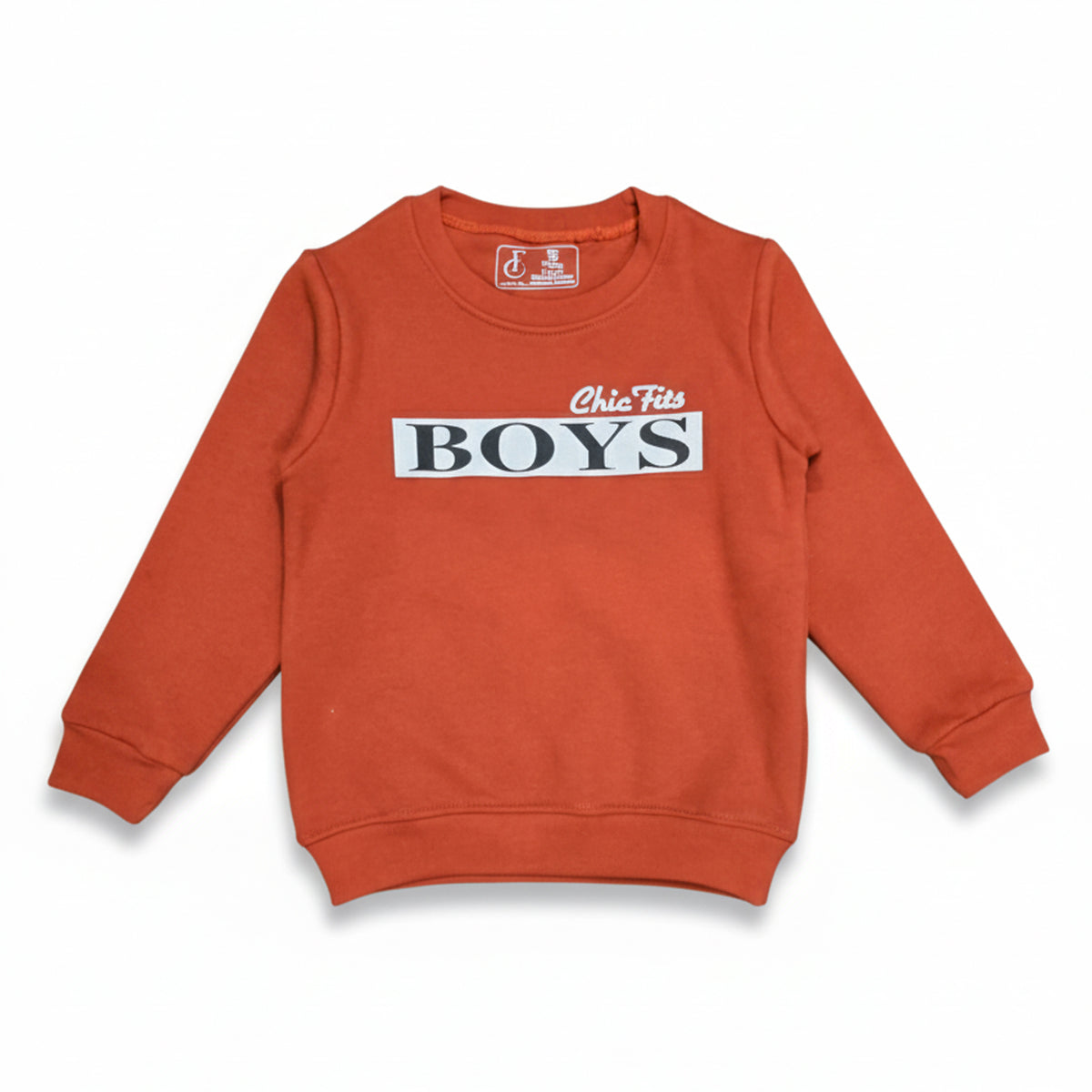 Chic Fits Bold Statement - Rust Orange