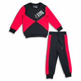 Dynamic Diamond - Black & Hot Red