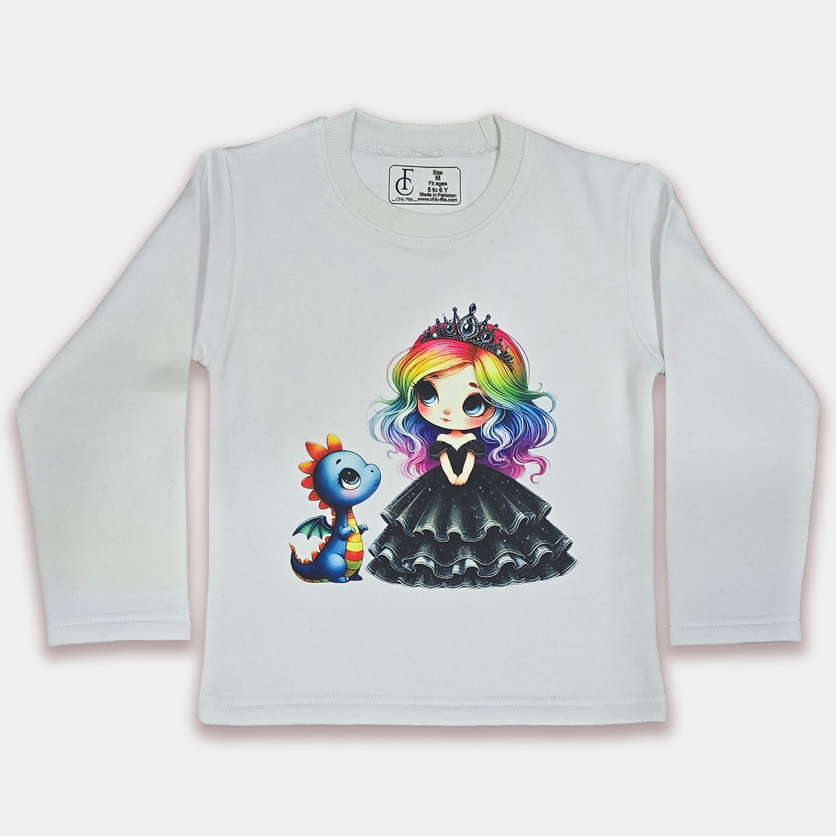 Doll Print Sweat-Shirt