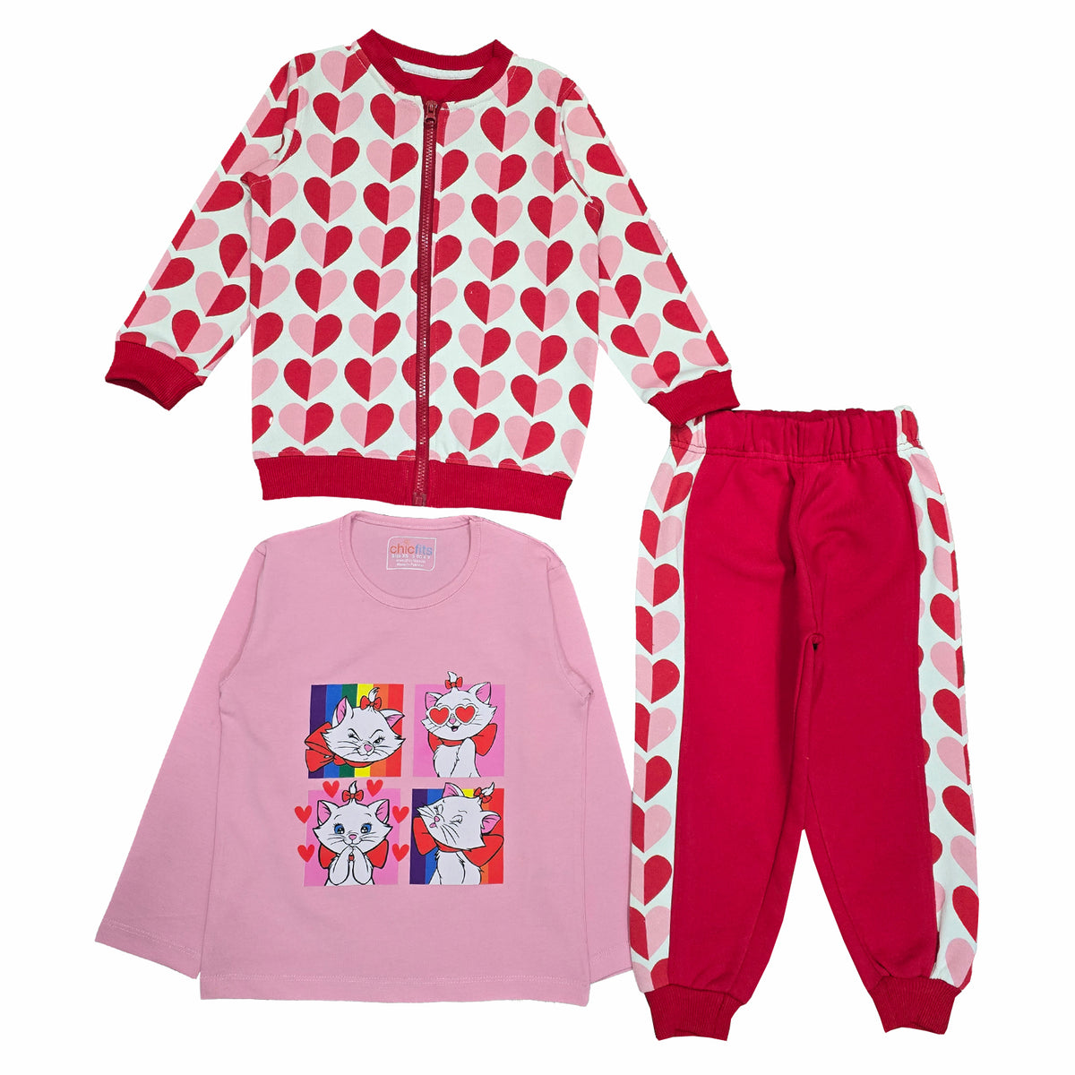 Sweetheart Cat 3-Piece Set