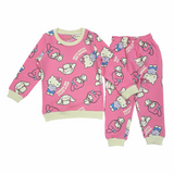 Pink Kitty Printed Out-Fit